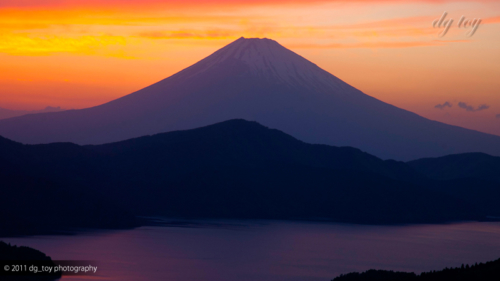 富士のある風景