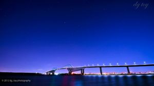 東京ゲートブリッジの夜景