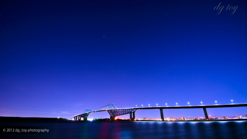東京ゲートブリッジの夜景