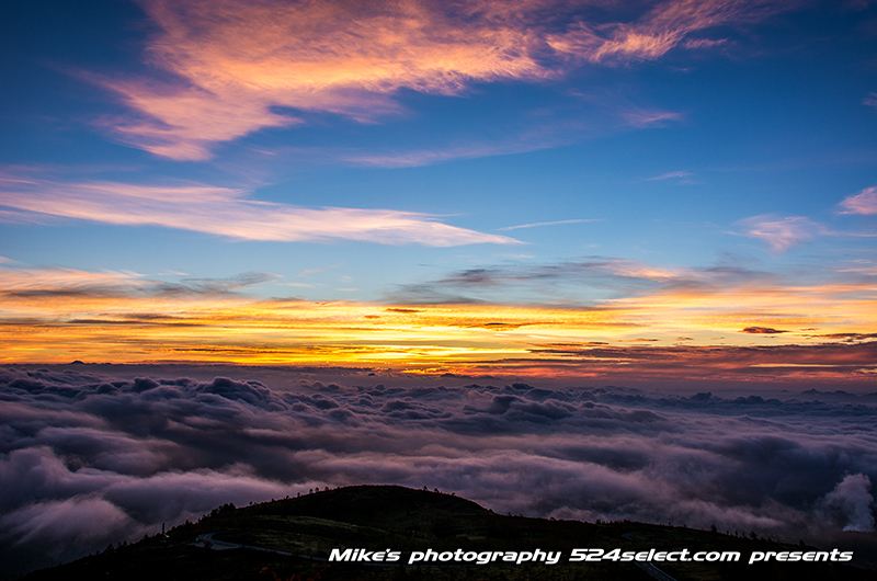 R292 日の出前の雲海〜群馬県最強の雲海撮影スポット！雲の海からの朝焼けと朝日が美しい地