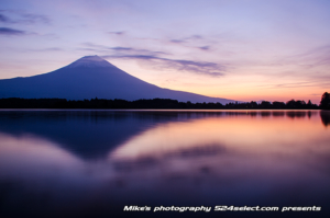 田貫湖 朝の富士山