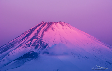 箱根からの朝焼け富士